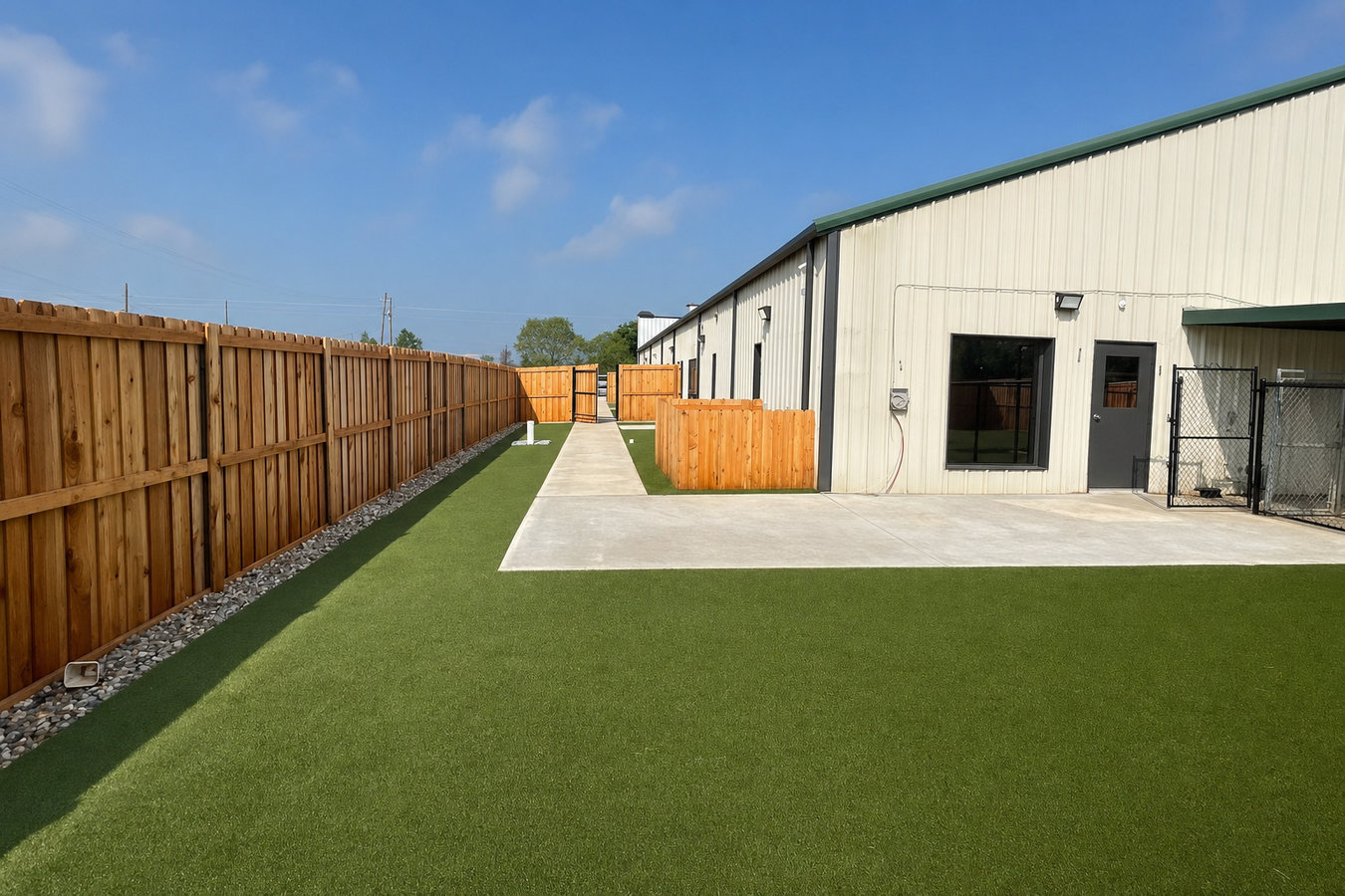 Commercial turf installation in El Centro, CA